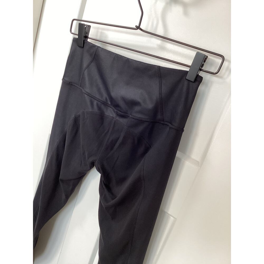 Athleta salutation legging 7/8 tights cut‎ out  black womens size xs - Picture 5 of 11